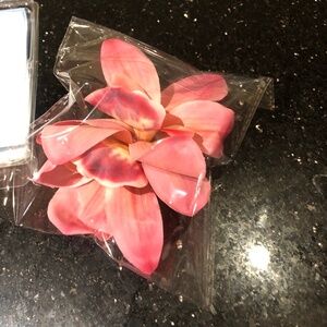 tropical flower hair accessories